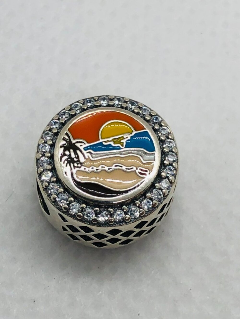 ✨ ✨Pandora St. Maarten Beach Sandals Button Charm